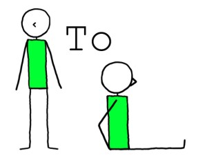 tadasana to dandasana